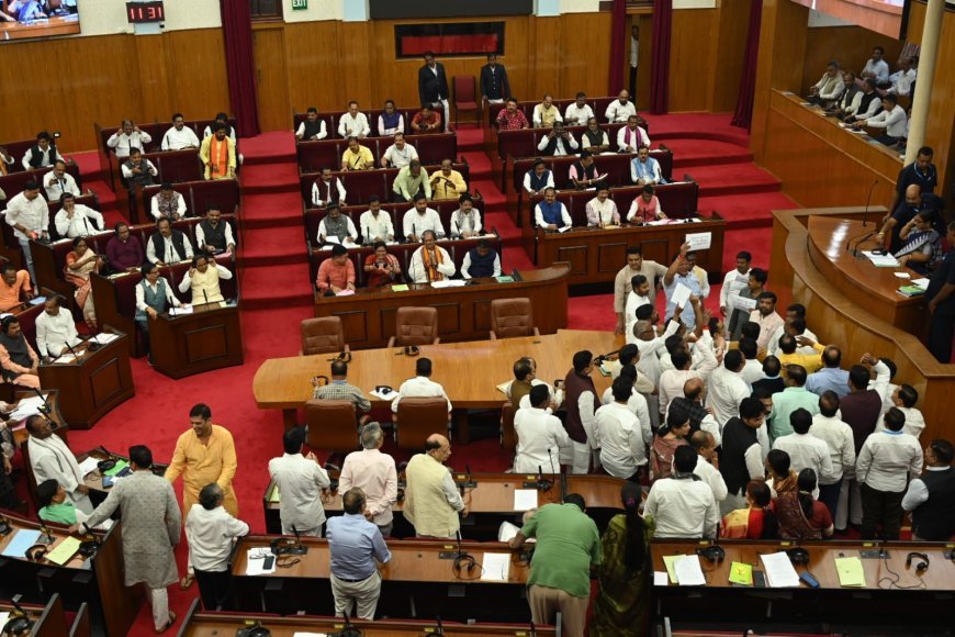 Opposition Parties Create Ruckus In Assembly